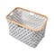 Household Essentials Krush Bamboo Rimmed Basket